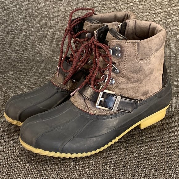 Tommy Hilfiger Duck Boots - Womans 9 - waterproof ankle insulated rain snow - Picture 1 of 9